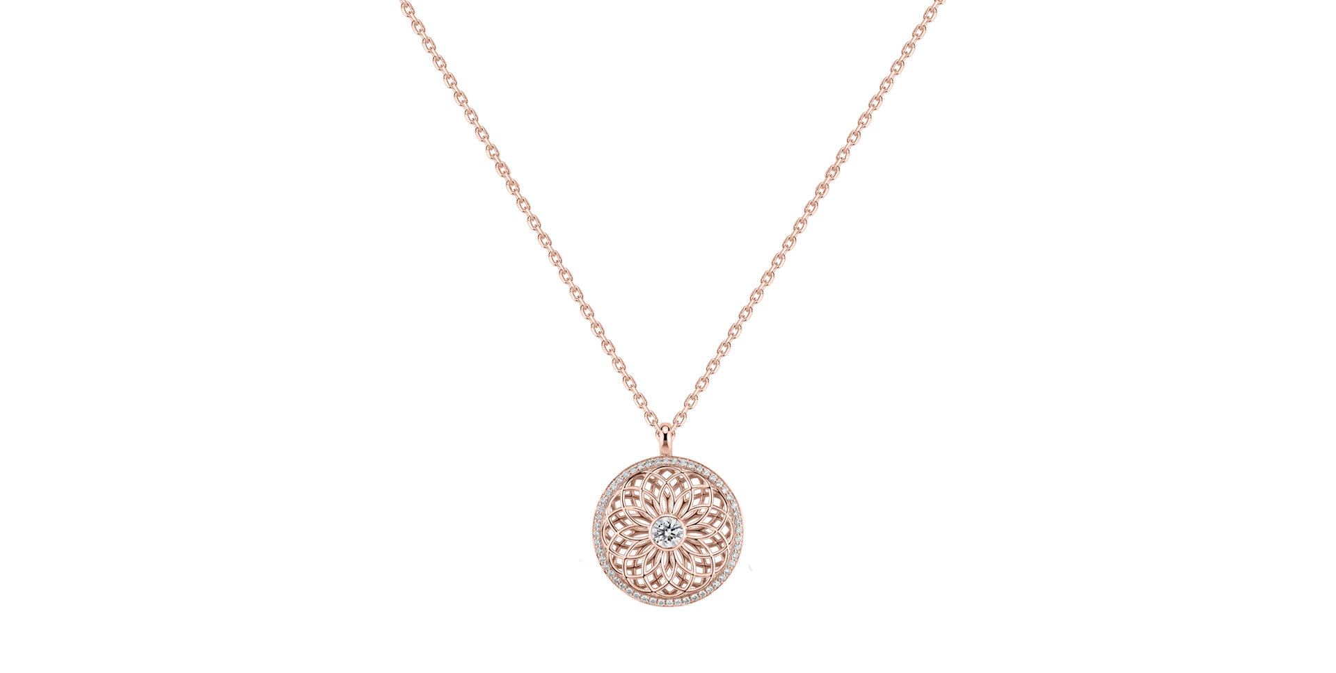 Náhrdelník s diamantmi Heart of Star