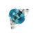 Prsteň s diamantmi a zirconom Dynasty Gem3