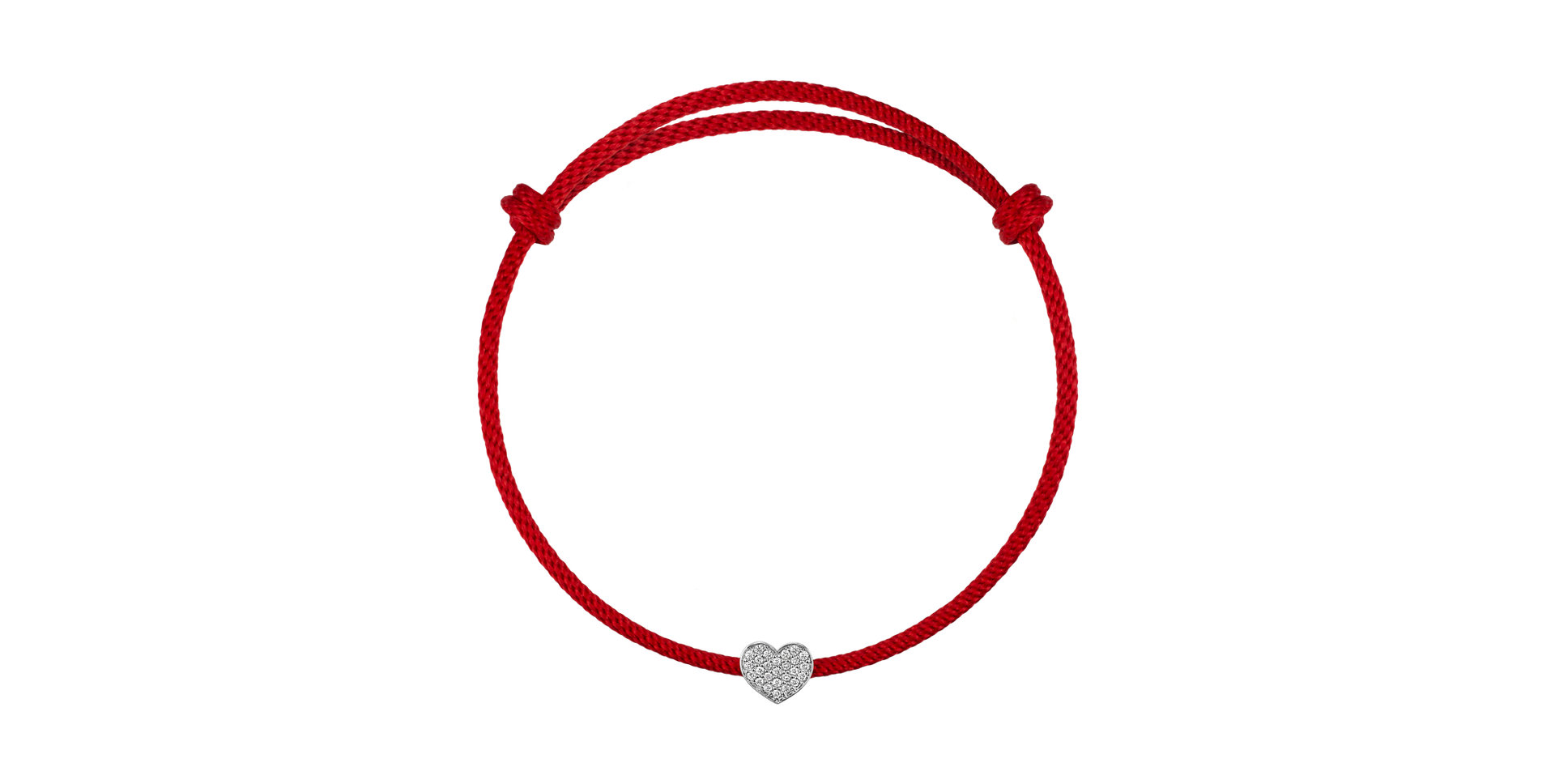Náramok s diamantmi Lovely Heart