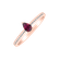 Prsteň s diamantmi a rubínom Seriane3