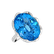 Prsteň s diamantmi a topásom Ice Blossom4