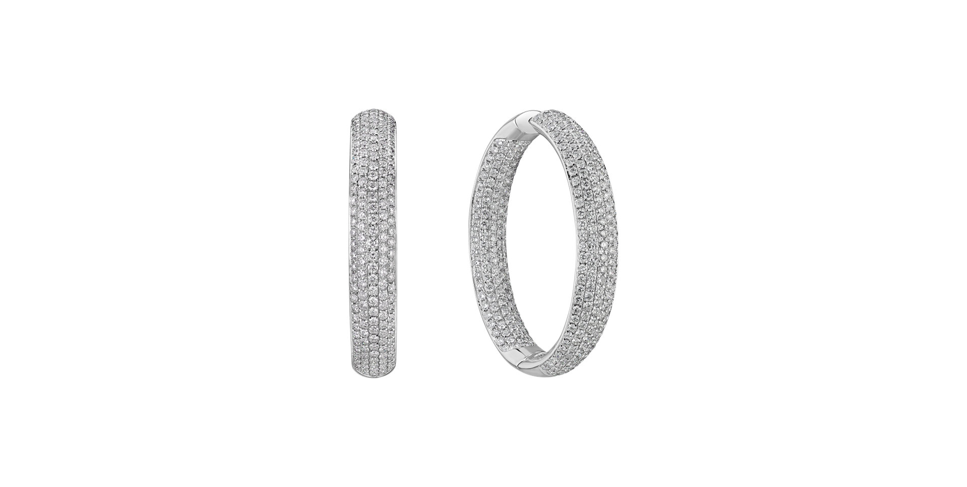 Náušnice s diamantmi Solid Luxury