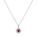Náhrdelník s rubínom a diamantmi Erona3