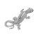 Brošňa a prívesok s diamantmi a granátmi Diamond Gecko4