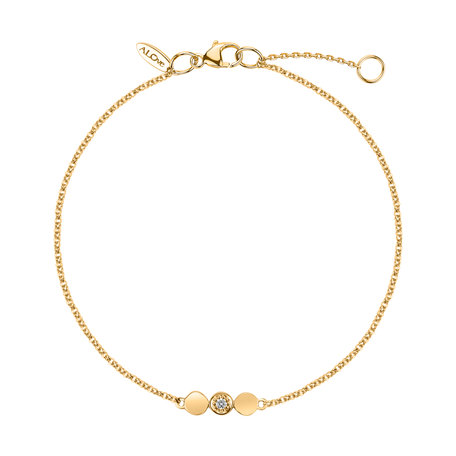 Náramok s diamantom Sparkling Circles