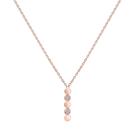 Náhrdelník s diamantmi Shiny Dots
