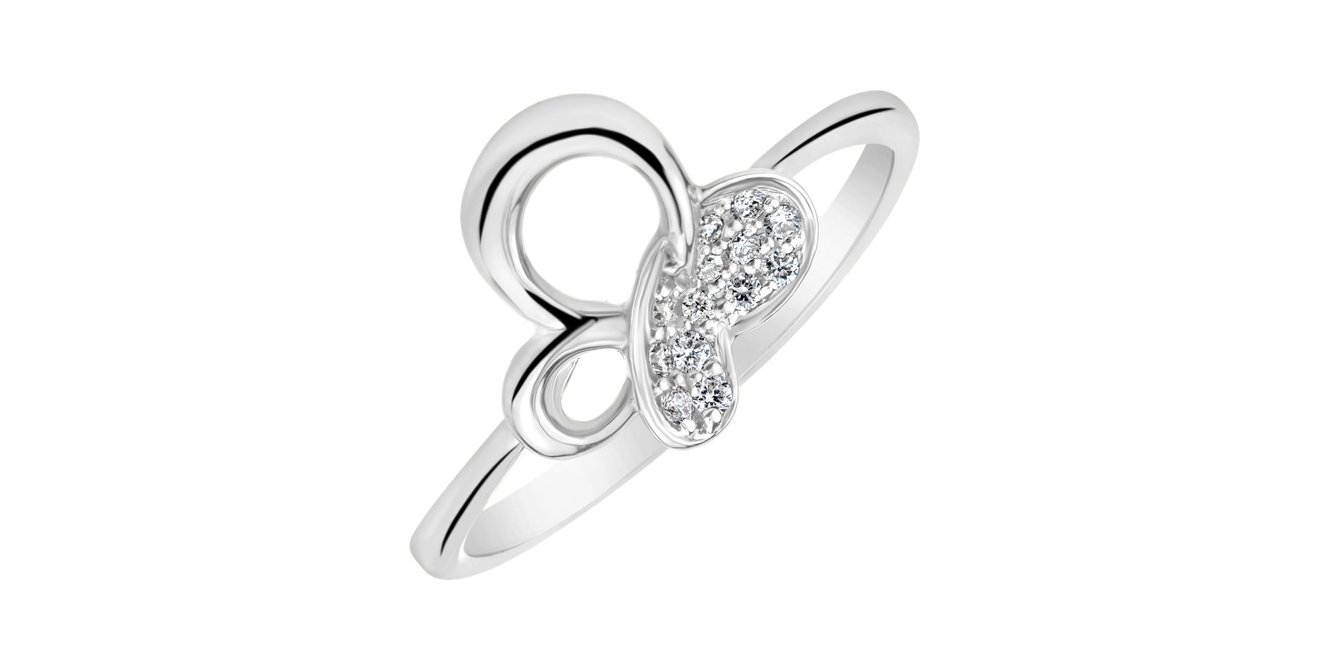 Prsteň s diamantmi Faelion