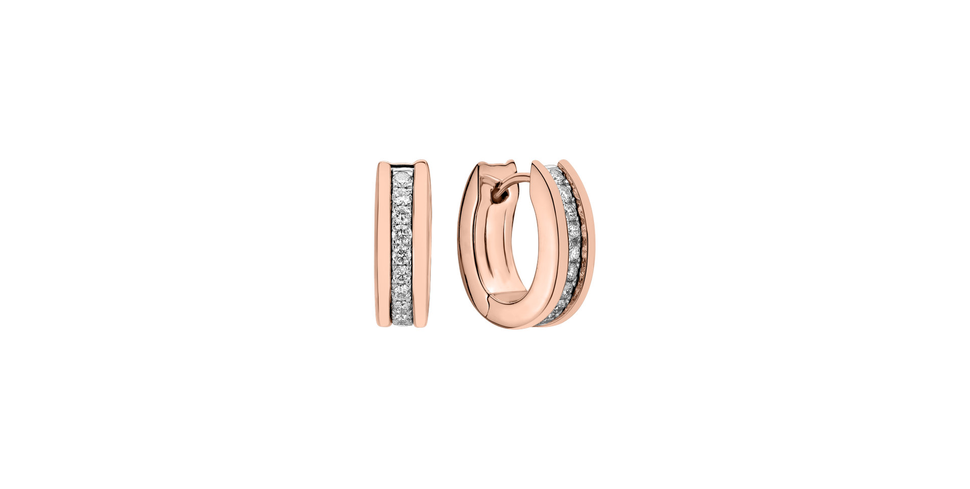 Náušnice s diamantmi Ray of Light