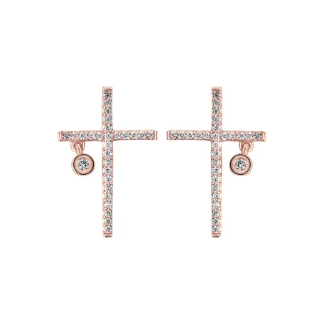 Náušnice s diamantmi Cristian