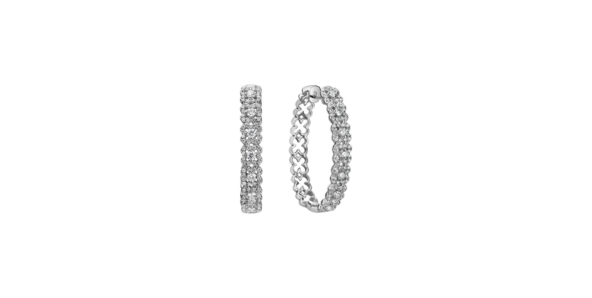 Náušnice s diamantmi Charming Passion