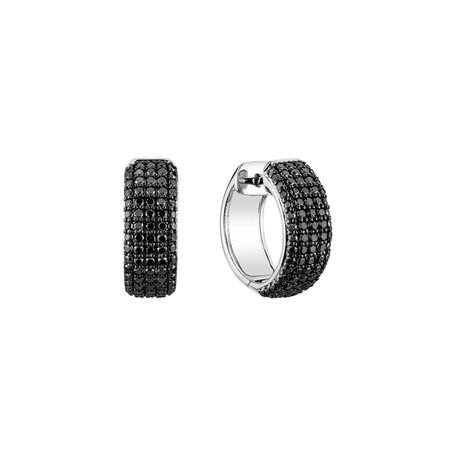 Náušnice s diamantmi Luxury Message