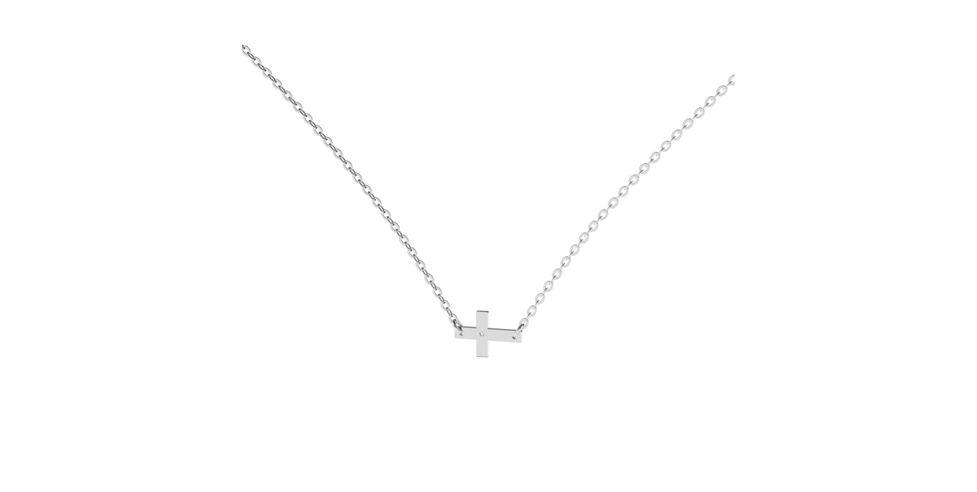 Náhrdelník s diamantom My Faith