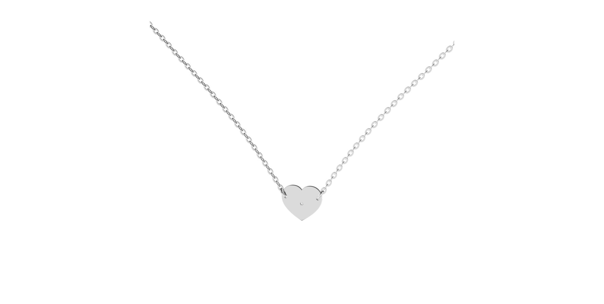 Náhrdelník s diamantom My Love