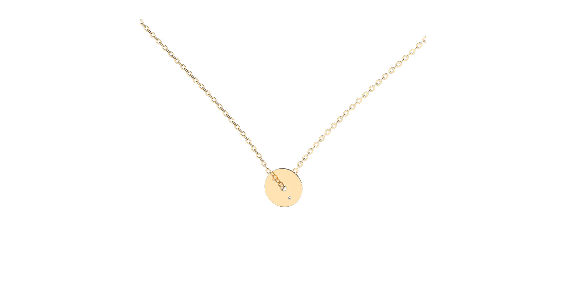 Náhrdelník s diamantom My World