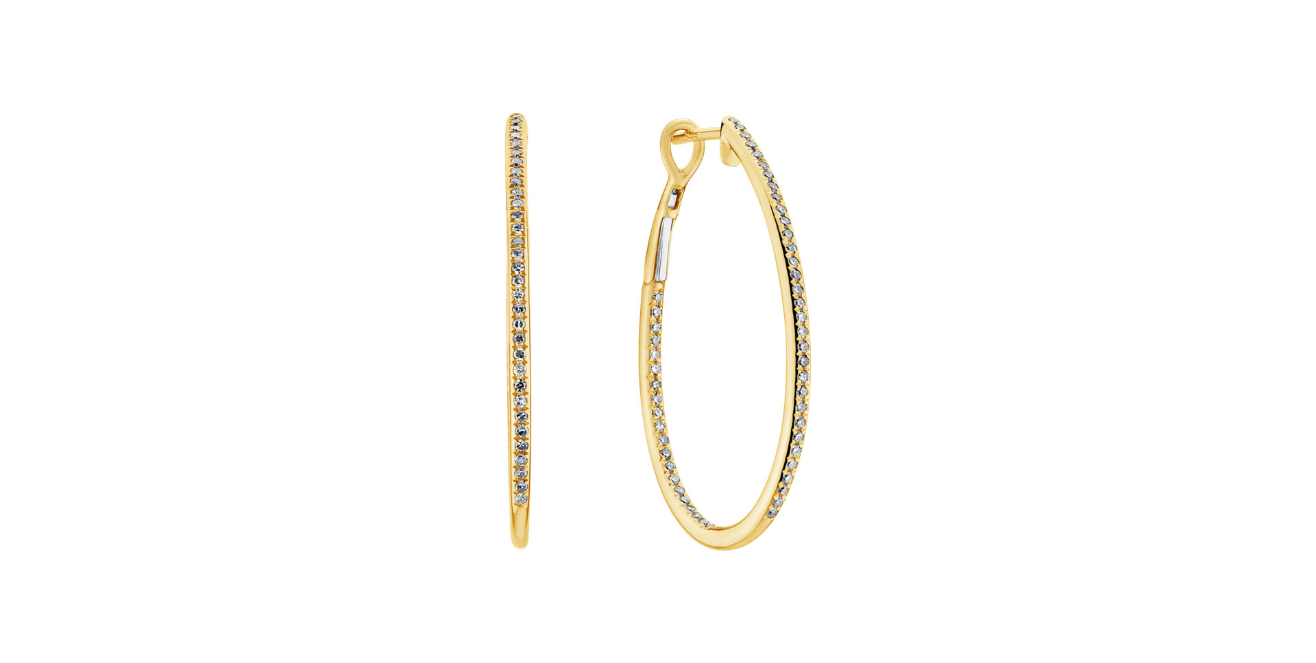 Náušnice s diamantmi Elysium Edge