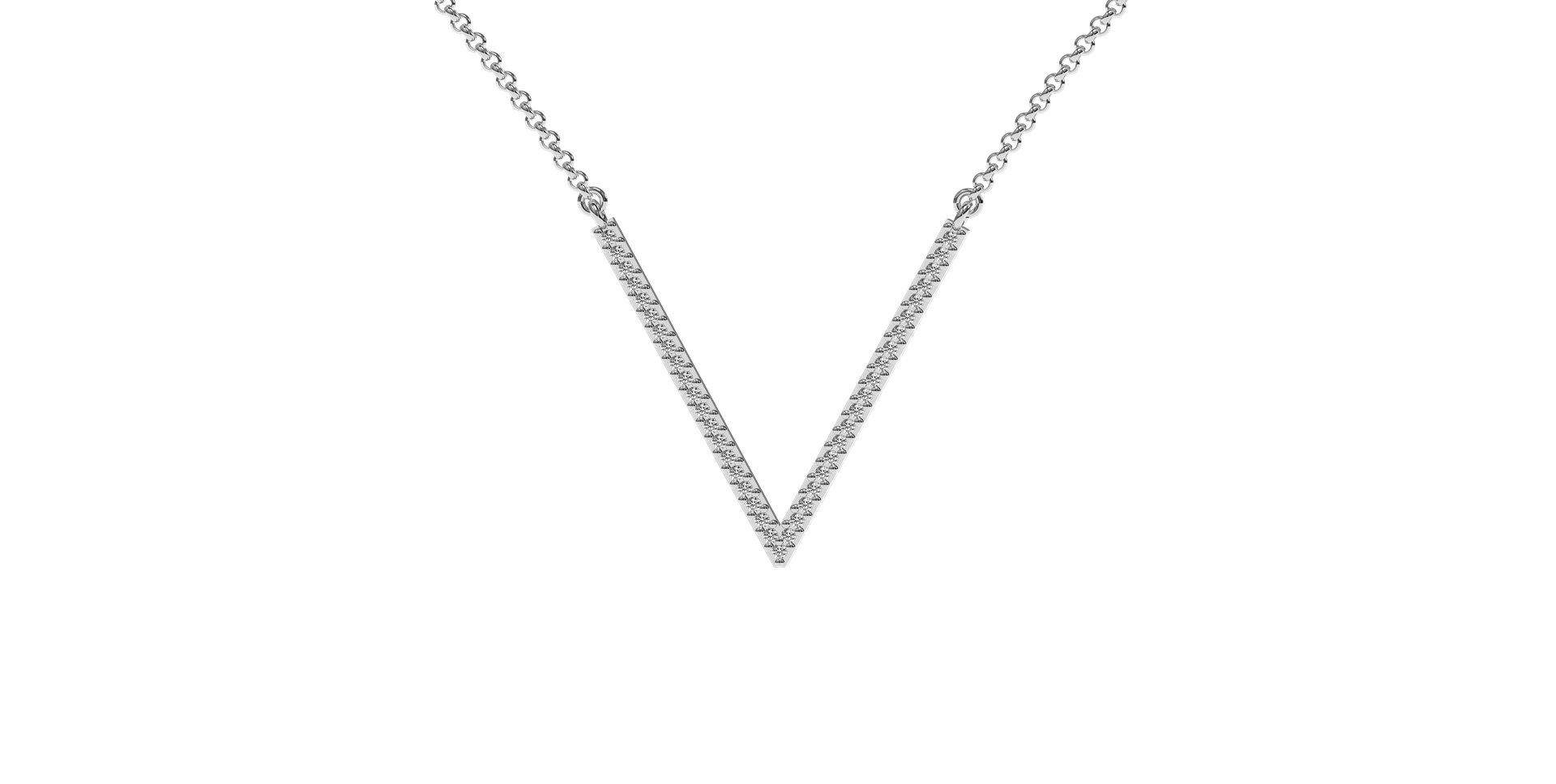 Náhrdelník s diamantmi Victory