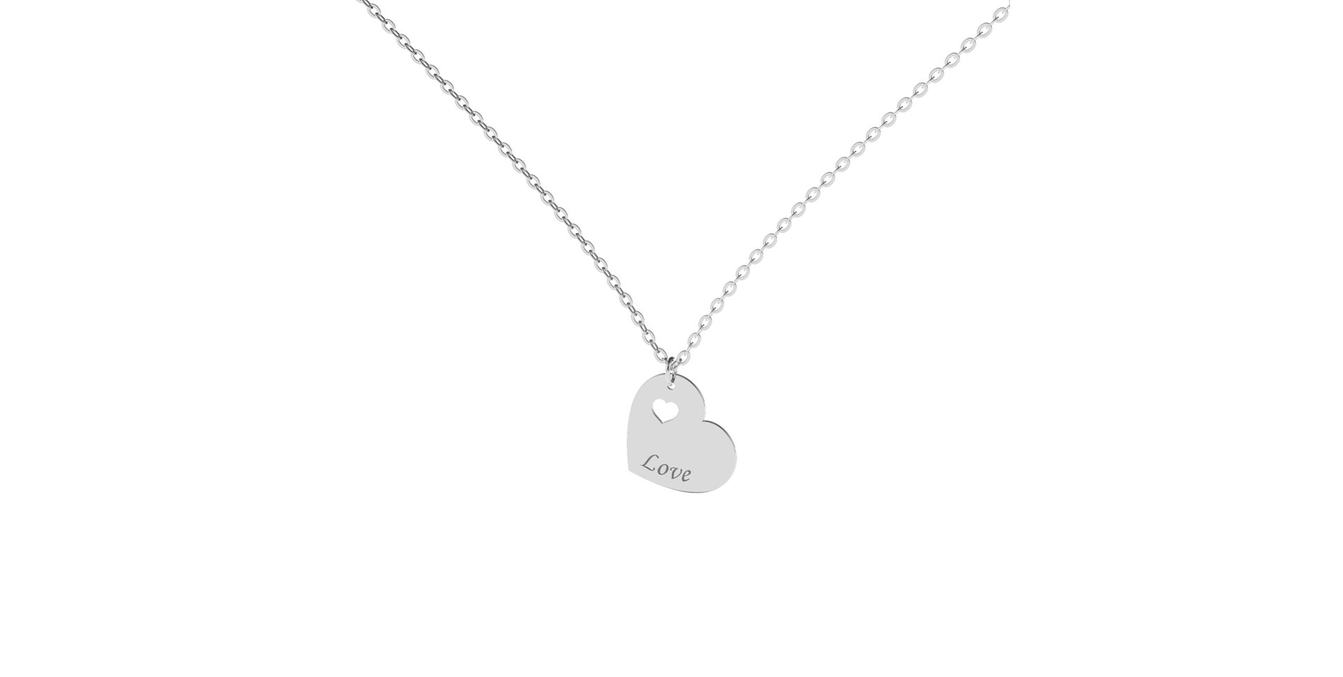 Náhrdelník s diamantom Passion Heart