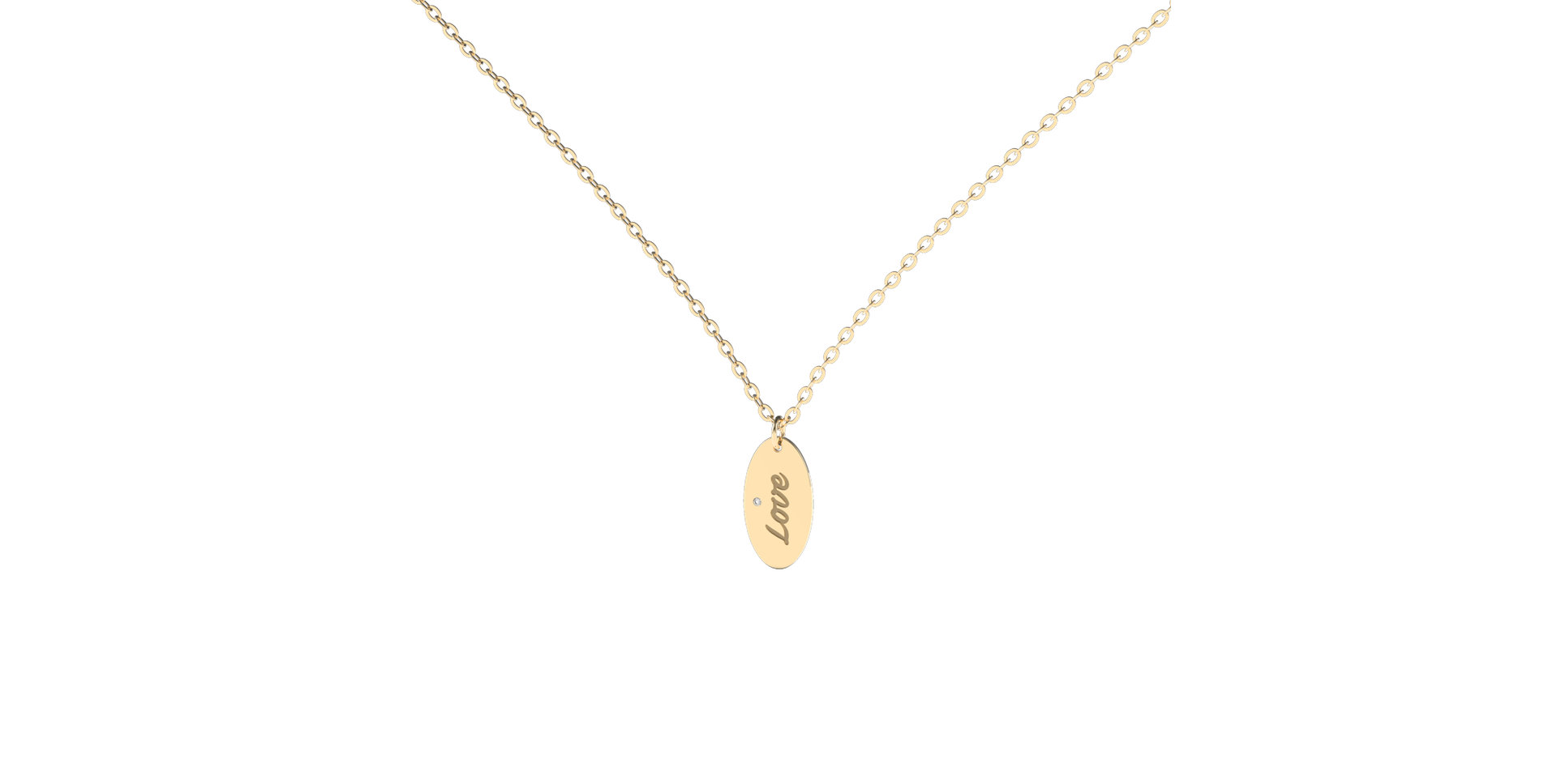 Náhrdelník s diamantom Star Amour