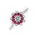 Prsteň s diamantmi a rubínmi Adalynn4