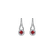 Náušnice s rubínom a diamantmi Ruby Tears5