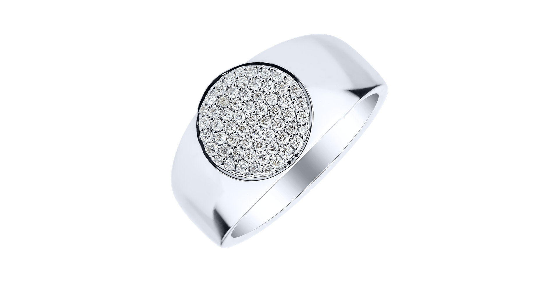 Prsteň s diamantmi Sparkling Embrace