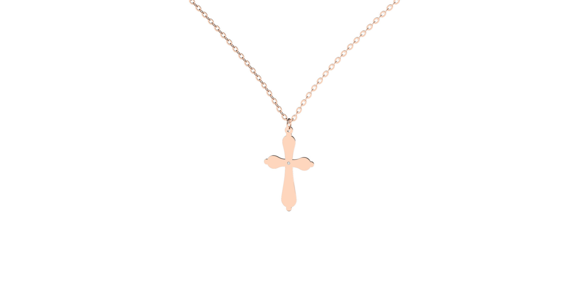Náhrdelník s diamantom Faith