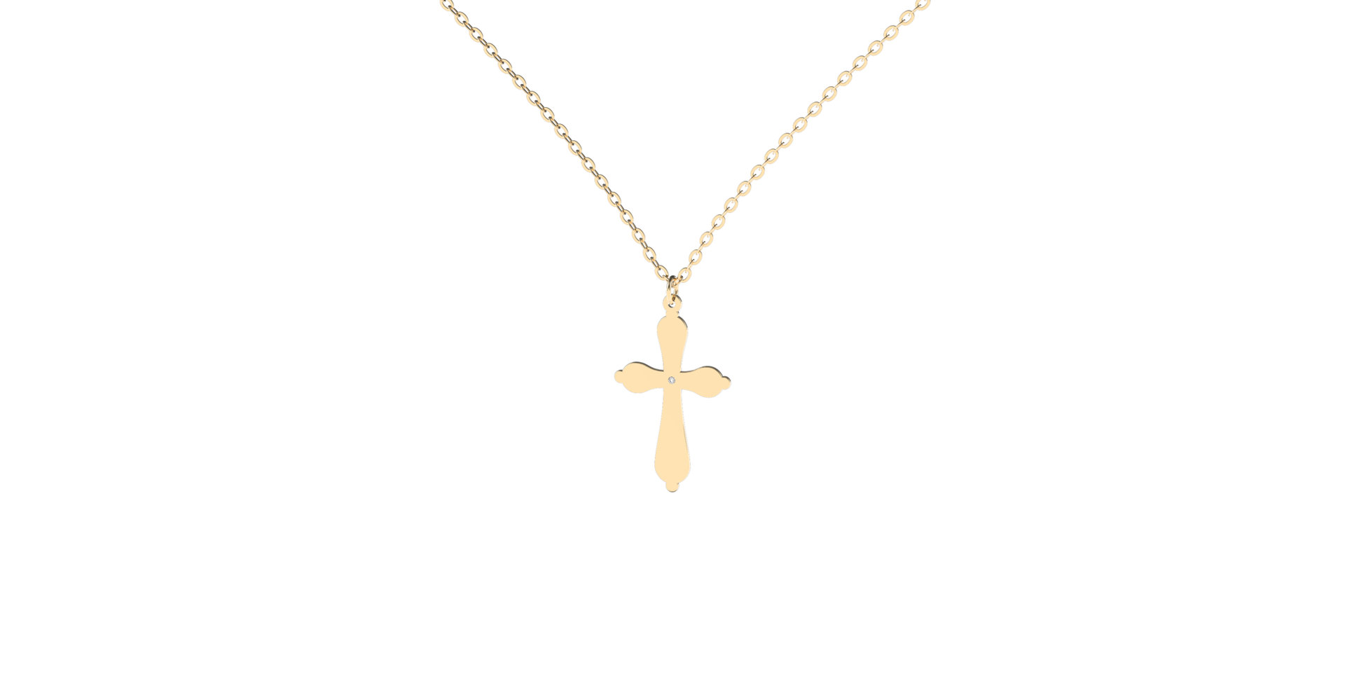 Náhrdelník s diamantom Faith