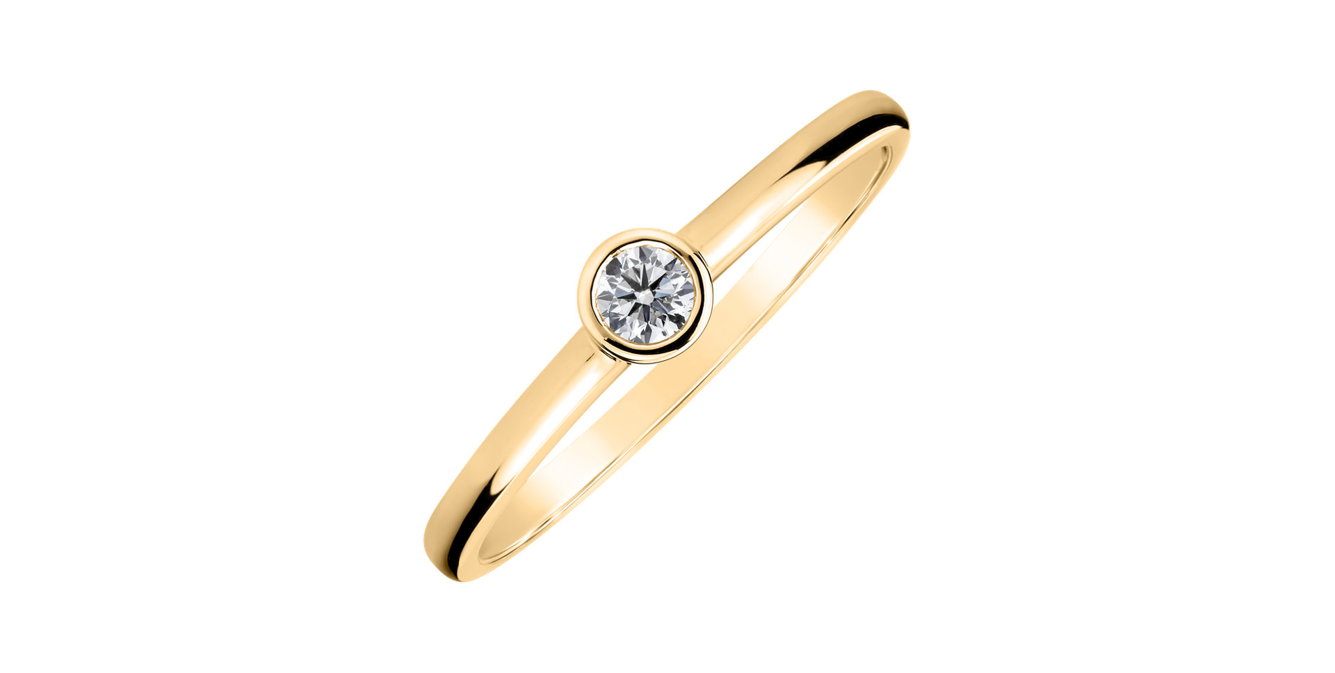 Prsteň s diamantom Seductive Glow