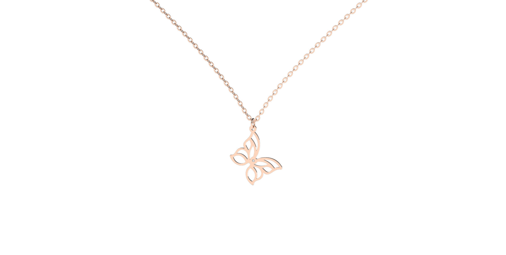 Náhrdelník s diamantom Special Symbol