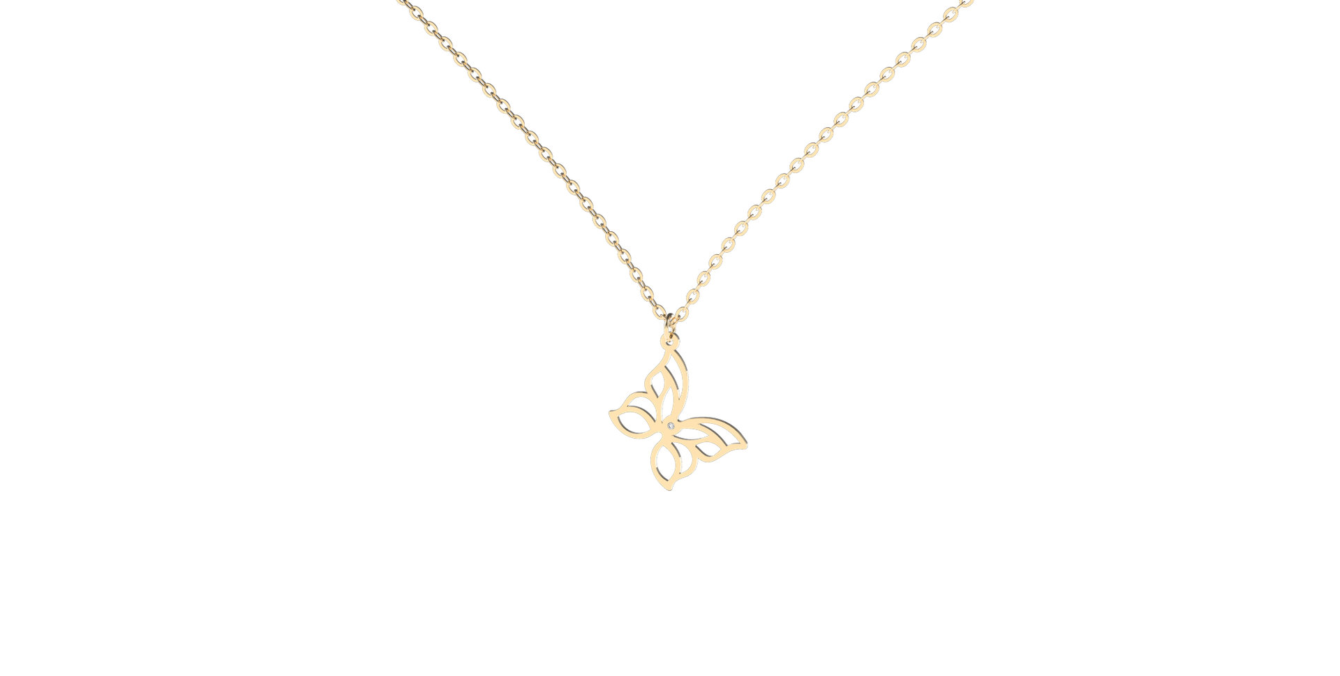 Náhrdelník s diamantom Special Symbol