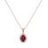Přívěsok s rubínom a diamantmi Princess Essence2