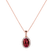 Přívěsok s rubínom a diamantmi Princess Essence2