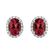 Náušnice s rubínom a diamantmi Imperial Allegory2