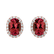 Náušnice s rubínom a diamantmi Imperial Allegory2