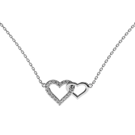 Náhrdelník s diamantmi Precious Hearts