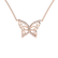 Náhrdelník s diamantmi Shiny Butterfly2