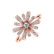 Prsteň s diamantmi Starflower2
