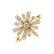 Prsteň s diamantmi Starflower2