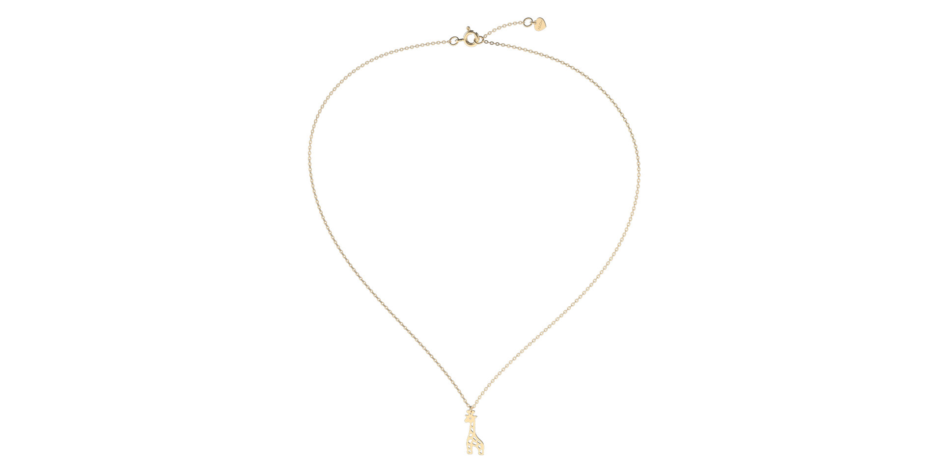 Náhrdelník s diamantom Giraffe