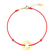 Diamantový náramok so šnúrkou Love Circle2