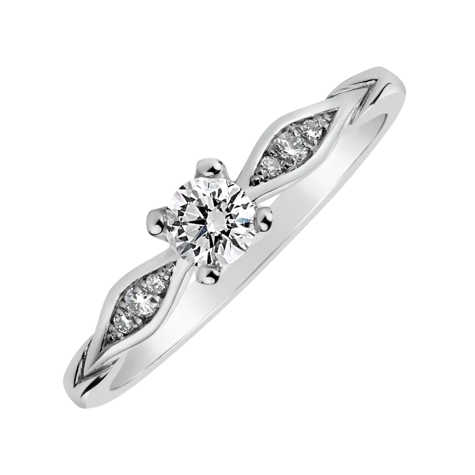 Prsteň s diamantmi Stellar Shape