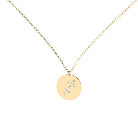 Náhrdelník s diamantmi Sagittarius