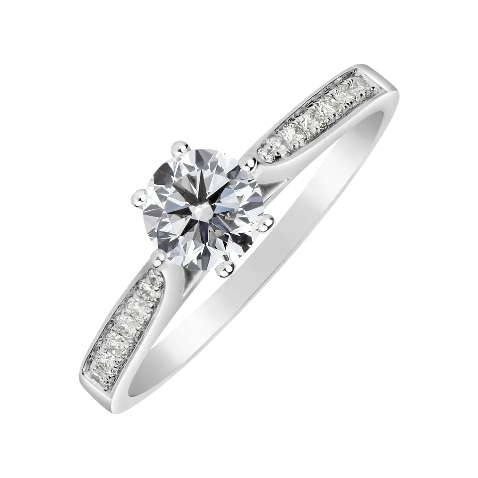 Prsteň s diamantmi Midnight Romance