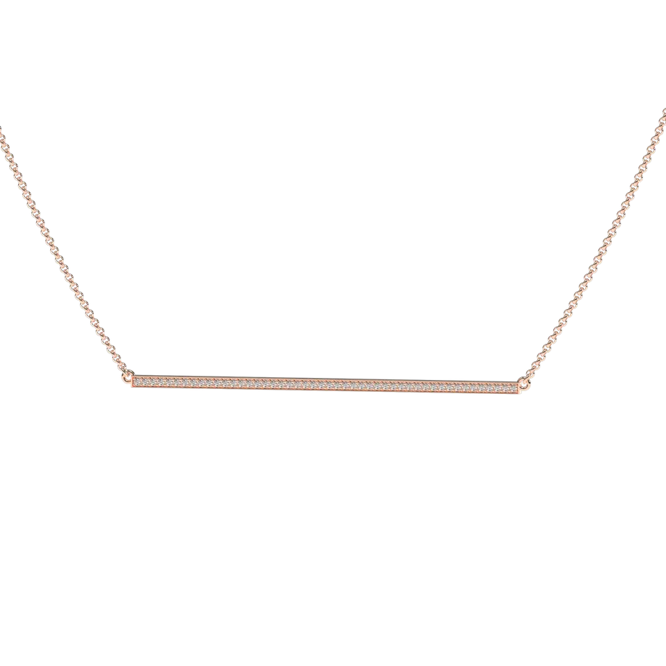 Náhrdelník s diamantmi Line