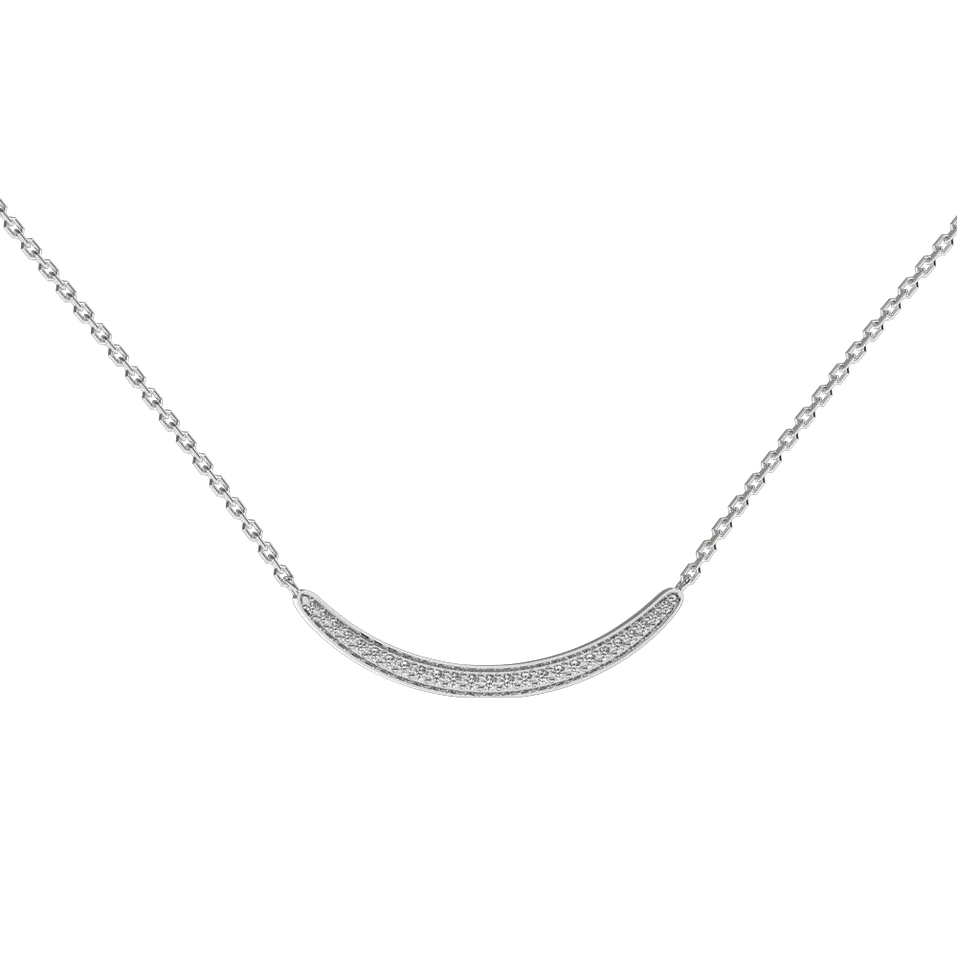 Náhrdelník s diamantmi Sparkling Line