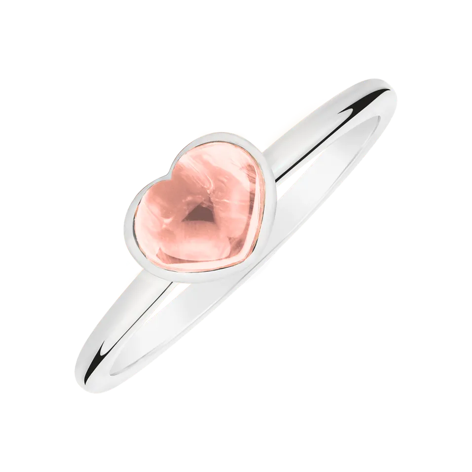 Prsteň s ruženínom Bonbon