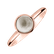 Prsteň s bielym mesačným kameňom Bonbon2