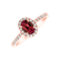 Prsteň s rubínom a diamantmi Princess Desperation2