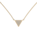Náhrdelník s diamantmi Sparkling Triangle2