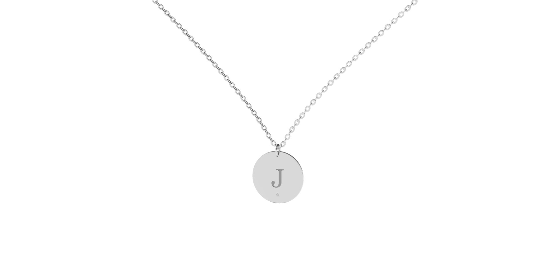 Náhrdelník s diamantom Big Coins J